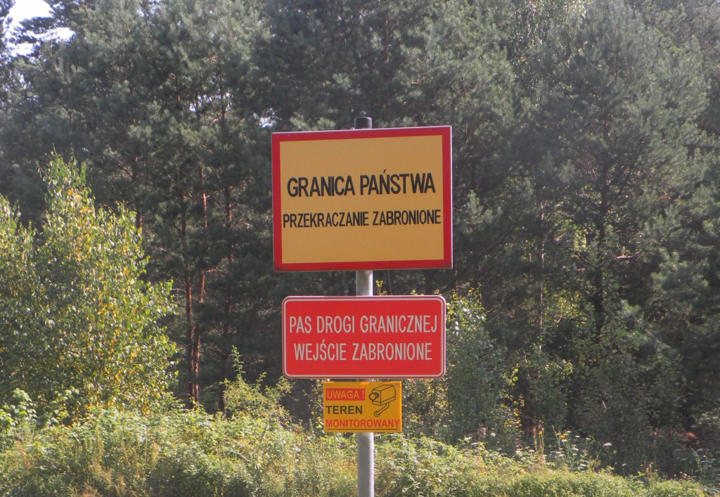 Kosztowne selfie na granicy w Bieszczadach