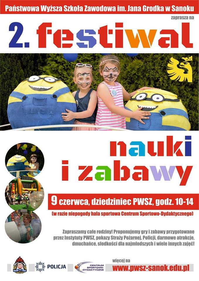 2. Festiwal Nauki i Zabawy zorganizowany z okazji Dnia Dziecka