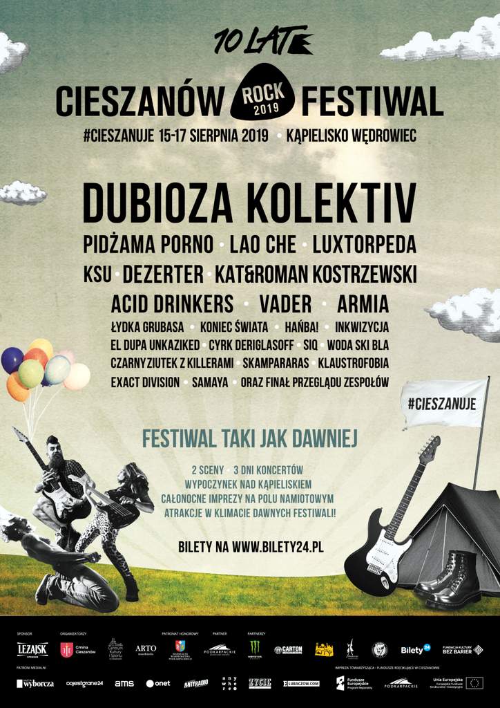 Cieszanów Rock Festiwal – KONKURS – WYGRAJ KARNETY!