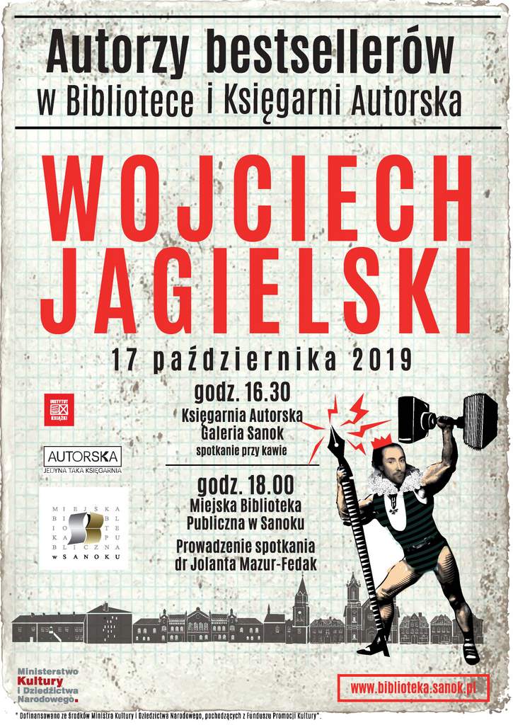 Spotkanie z Wojciechem Jagielskim – zaproszenie