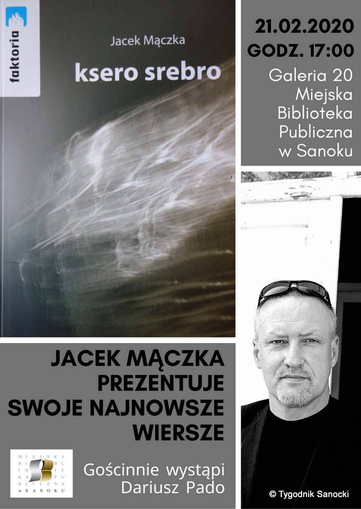 Jacek Mączka zaprezentuje najnowszy tomik poezji