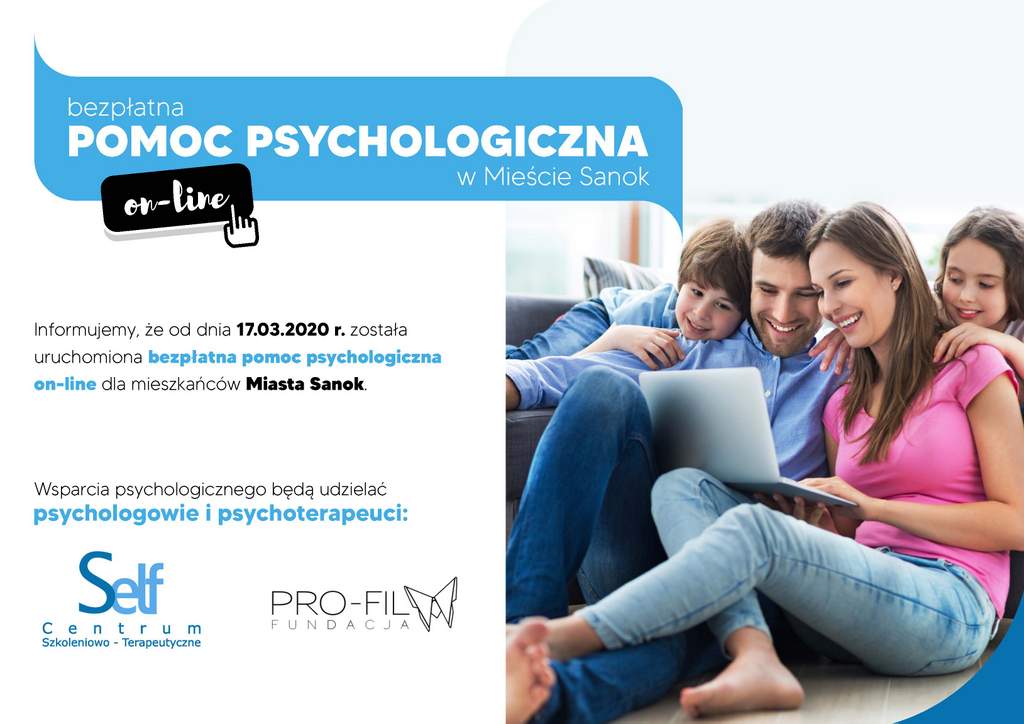 Bezpłatna pomoc psychologiczna – inicjatywa CST Self i PRO-FIL