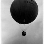 Próbny lot balonu „Sanok” Autor: Leon Gottdank : 7.06.1936