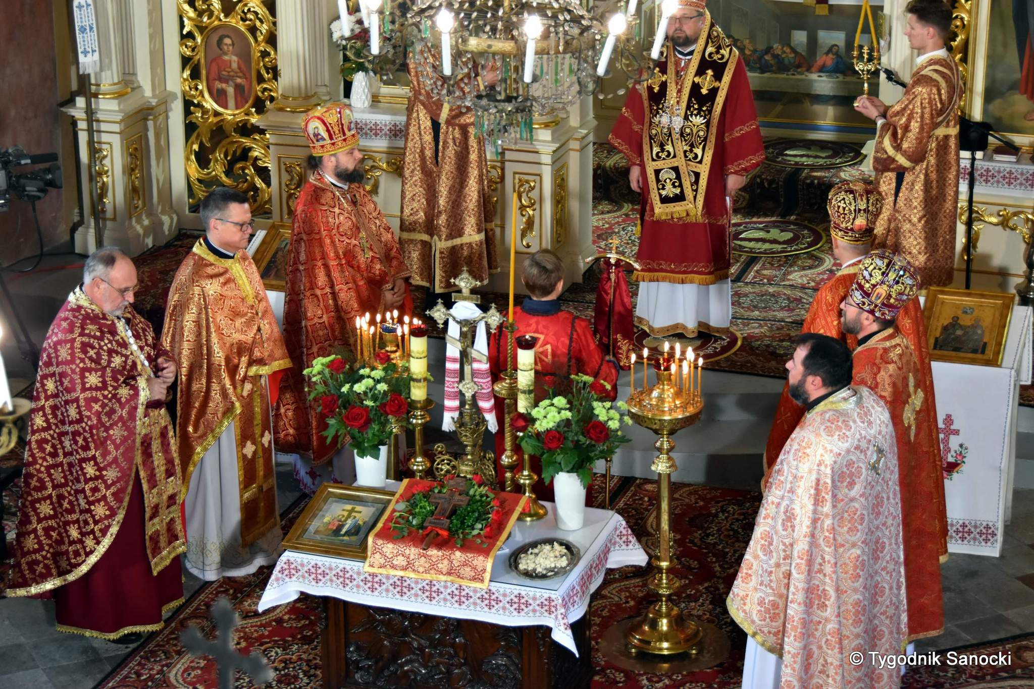 Uroczystości liturgiczne w Święto Podwyższenia Krzyża Pańskiego w Parafii Prawosławnej