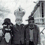 Kolędnicy z Brzeżawy, 1963 r. fot. A Miller