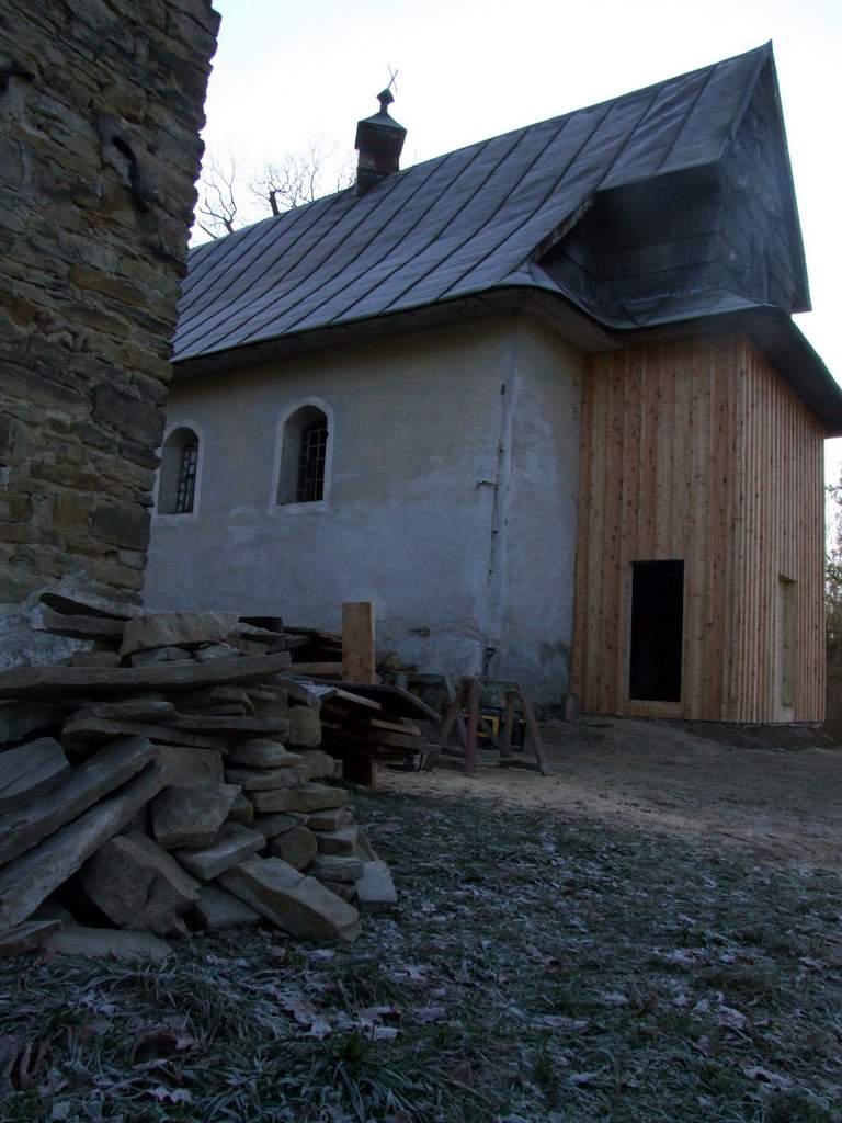 Zakończenie pierwszego etapu prac przy cerkwi w Grabówce