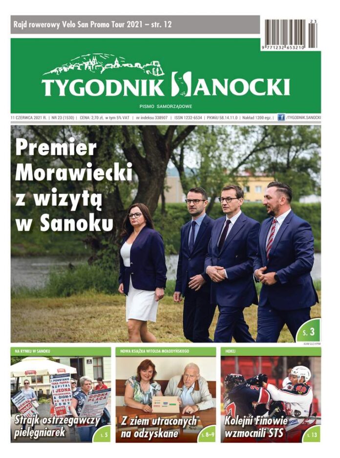 Premier Morawiecki z wizytą w Sanoku - czyli co w najnowszym Tygodniku