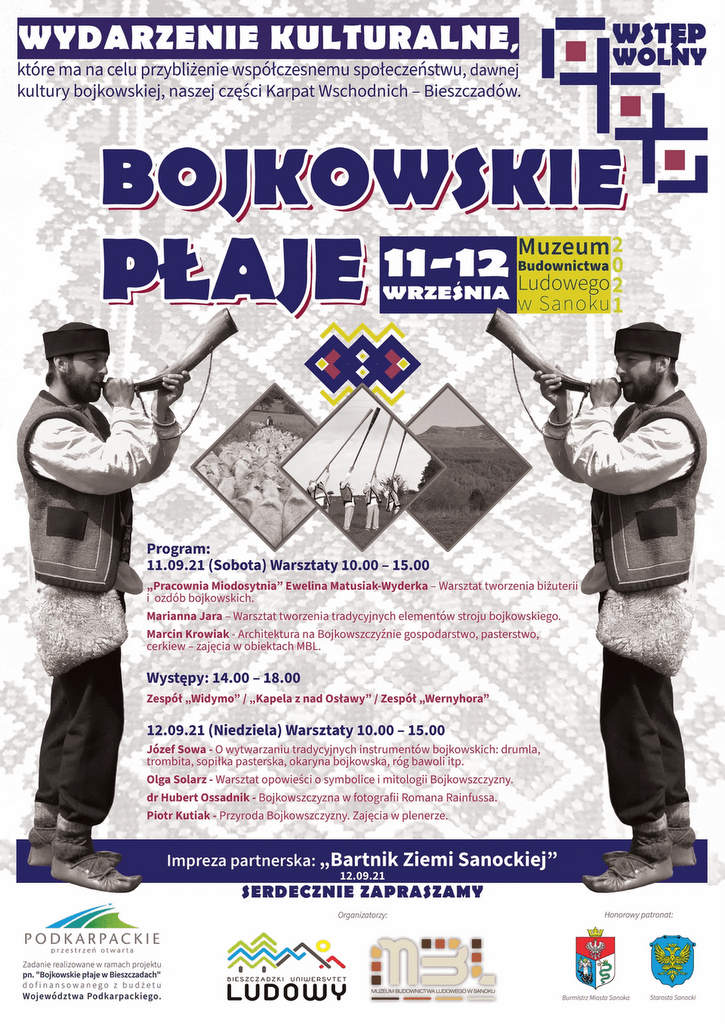 „Bojkowskie płaje” 11-12 września br. w Muzeum Budownictwa Ludowego w Sanoku