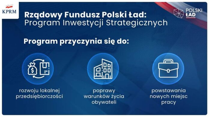 Prawie 64 mln zł trafi do gmin powiatu sanockiego z Rządowego Funduszu Polski Ład
