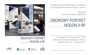 Zbiorowy portret Rodzin II RP - zaproszenie na wystawę