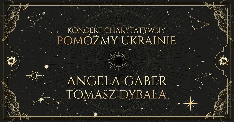 Koncert charytatywny:  Angela Gaber & Tomasz Dybała dla Ukrainy w MDK