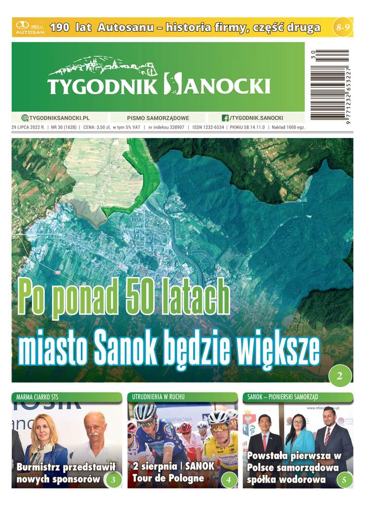Po ponad 50 latach miasto Sanok będzie większe