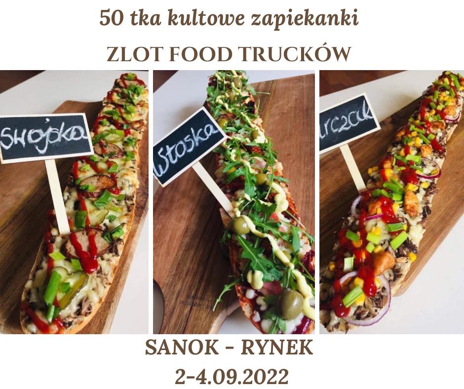 Street Food Polska w Sanoku od 2 do 4 września na sanockim Rynku – UWAGA KONKURS