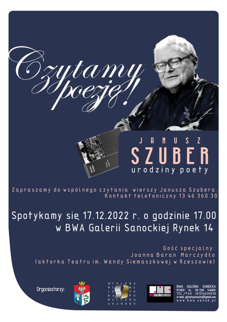 Janusz Szuber – urodziny poety