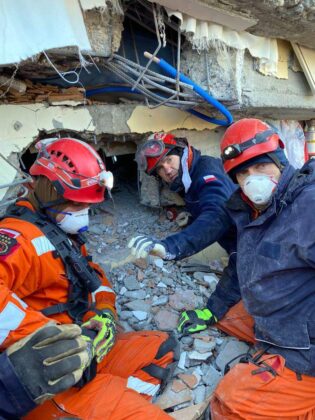 Sanoczanin bierze udział w akcji ratunkowej w Turcji