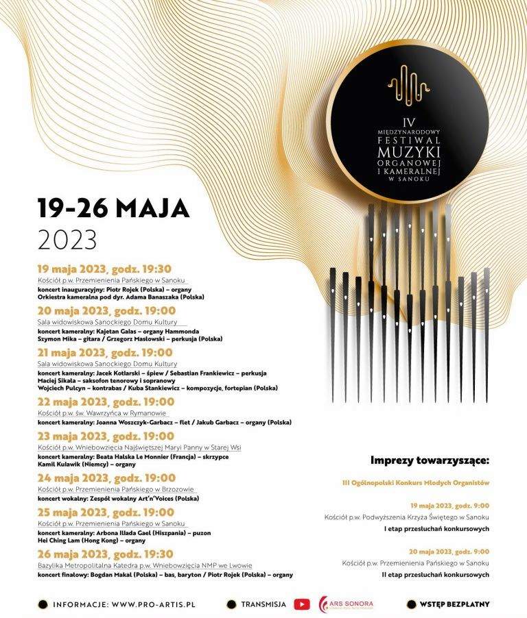 IV Międzynarodowy Festiwal Muzyki Organowej i Kameralnej