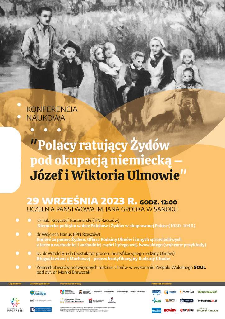 Polacy ratujący Żydów pod okupacją niemiecką – Józef i Wiktoria Ulmowie