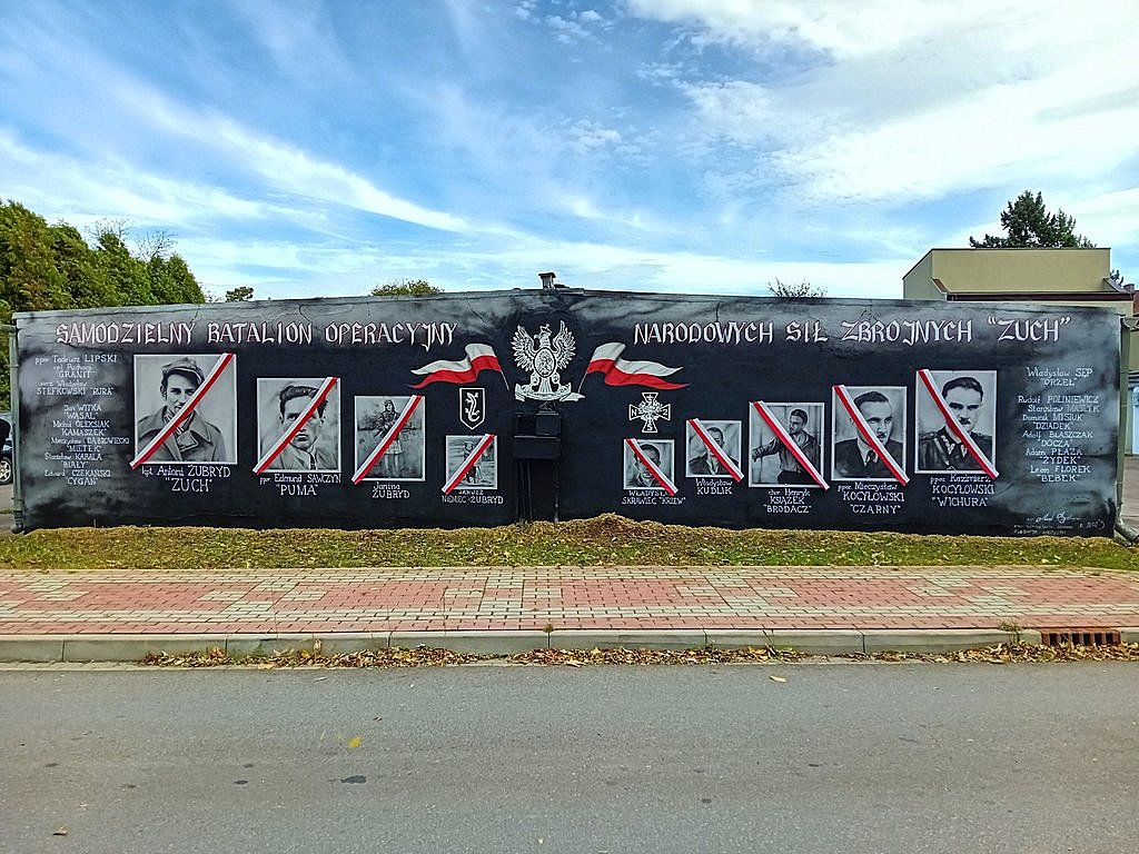 Mural pamięci żołnierzy SBO NSZ „Zuch”