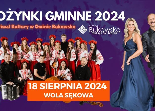 Dożynki i Festiwal Kultury w Gminie Bukowsko – zaproszenie