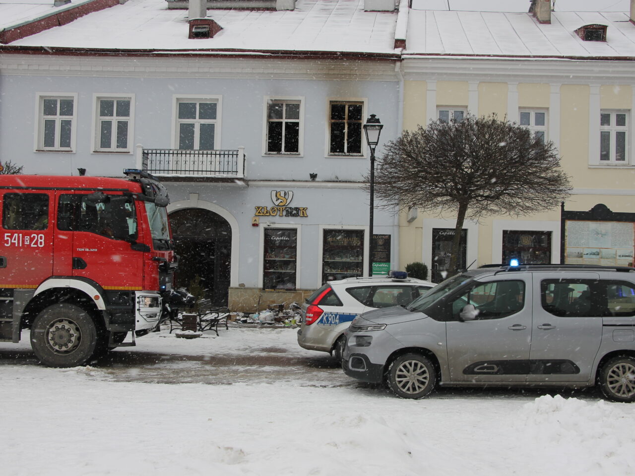 Tragiczny pożar na rynku