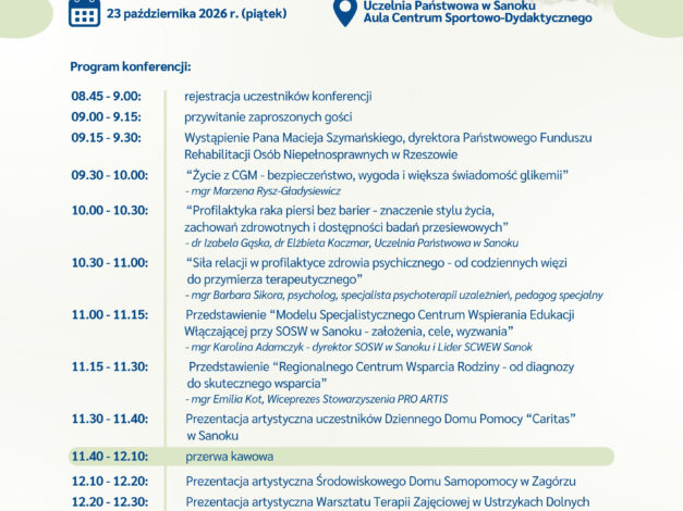 Konferencja „Sanok bez barier”