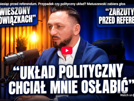 Tomasz Matuszewski o kulisach zawieszenia go w pełnieniu funkcji burmistrza Sanoka